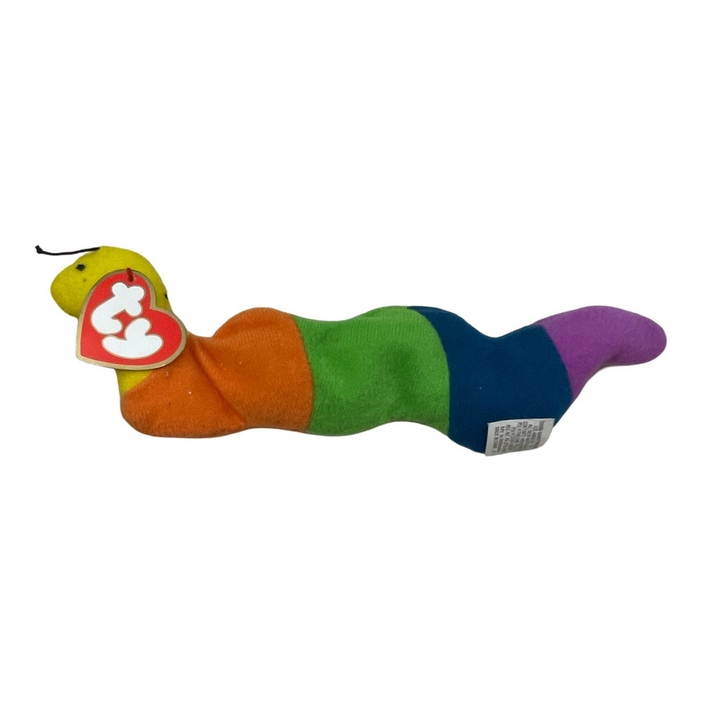 Ty Teenie Beanie Babies named Inches the Inchworm!